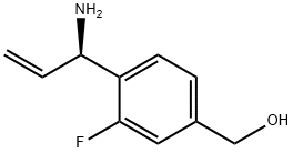 (R)-(4-(1-aminoallyl)-3-fluorophenyl)methanol 结构式