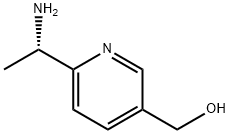 (6-[(1S)-1-AMINOETHYL]PYRIDIN-3-YL)METHANOL 结构式