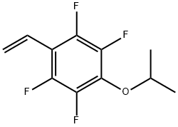 4-Isopropoxy-2,3,5,6-tetrafluorostyrene Structure