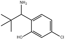 2-(1-AMINO-2,2-DIMETHYLPROPYL)-5-CHLOROPHENOL 结构式
