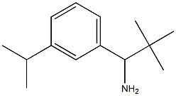 2,2-DIMETHYL-1-[3-(METHYLETHYL)PHENYL]PROPYLAMINE Structure