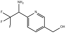 [6-(1-AMINO-2,2,2-TRIFLUOROETHYL)-3-PYRIDYL]METHAN-1-OL 结构式