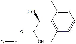 (2S)-2-AMINO-2-(2,6-DIMETHYLPHENYL)ACETIC ACID HYDROCHLORIDE,1391430-90-2,结构式