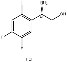 (2S)-2-AMINO-2-(2,4,5-TRIFLUOROPHENYL)ETHANOL HCL,1391437-27-6,结构式