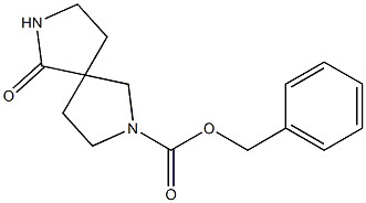 benzyl 6-oxo-2,7-diazaspiro[4.4]nonane-2-carboxylate Struktur