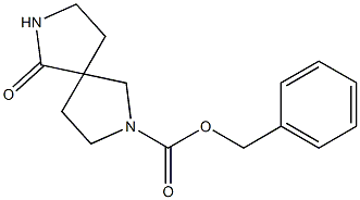 6-氧代-2,7-二氮杂螺[4,4]壬烷-2-甲酸苄酯, 1392213-07-8, 结构式