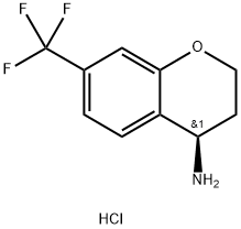 (R)-7-(trifluoromethyl)chroman-4-amine hydrochloride Structure