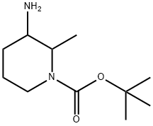 tert-butyl 3-amino-2-methylpiperidine-1-carboxylate Structure