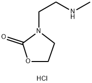 3-[2-(methylamino)ethyl]-1,3-oxazolidin-2-one hydrochloride Structure