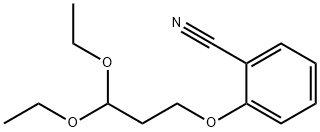 2-(3,3-diethoxypropoxy)benzonitrile Structure