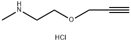 甲基[2-(丙-2-炔-1-氧基)乙基]胺盐酸,1394041-55-4,结构式