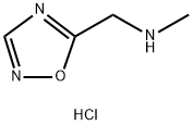 methyl(1,2,4-oxadiazol-5-ylmethyl)amine hydrochloride Structure