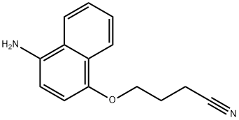 4-[(4-aminonaphthalen-1-yl)oxy]butanenitrile Structure