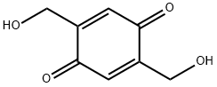 2,5-Cyclohexadiene-1,4-dione, 2,5-bis(hydroxymethyl)- Structure