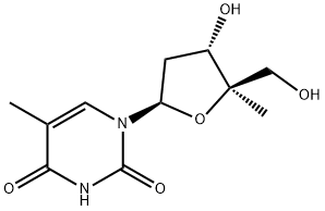 4'-Methylthymidine Struktur