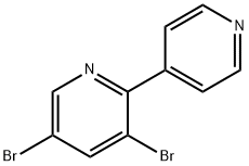 3,5-Dibromo-2,4'-bipyridine 结构式