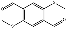 1,4-Benzenedicarboxaldehyde, 2,5-bis(methylthio)- Structure