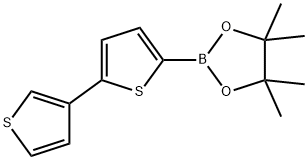 3-羟基-2,3-二甲基丁烷-2-基氢G烯[2,3'-二噻吩]-5-基硼酸酯,1402166-53-3,结构式