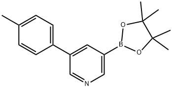 5-(4-Tolyl)pyridine-3-boronic acid pinacol ester Struktur