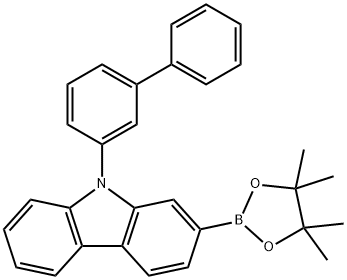 2-(4,4,5,5-tetramethyl-1,3,2-dioxaborolan-2-yl)-9-([1,1'-biphenyl]-3-yl)carbazole|2-硼酸频哪醇酯-9-([1,1'-联苯]-3-基)咔唑