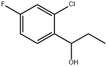 1-(2-chloro-4-fluorophenyl)propan-1-ol Struktur