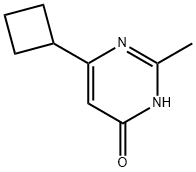 4-hydroxy-6-cyclobutyl-2-methylpyrimidine,1412953-30-0,结构式