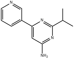 4-amino-2-(iso-propyl)-6-(pyridin-3-yl)-pyrimidine Structure