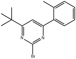 2-Bromo-4-(2-tolyl)-6-(tert-butyl)pyrimidine|