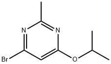 4-Bromo-2-methyl-6-(iso-propoxy)pyrimidine Structure