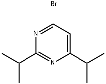 4-bromo-2,6-di(iso-propyl)pyrimidine Structure