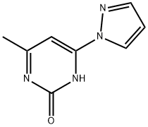 2-Hydroxy-4-(1H-pyrazol-1-yl)-6-methylpyrimidine Structure