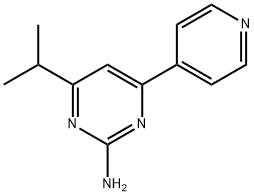 2-Amino-4-(pyridin-4-yl)-6-(iso-propyl)pyrimidine Structure