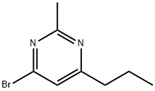 4-Bromo-2-methyl-6-(n-propyl)pyrimidine Structure