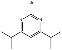2-Bromo-4,6-diisopropylpyrimidine Struktur