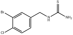 1-(3-Bromo-4-chlorobenzyl)thiourea Structure