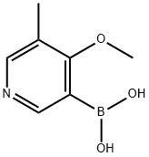 5-Methyl-4-methoxypyridine-3-boronic acid Struktur