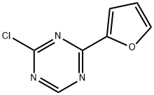2-Chloro-4-(2-furyl)-1,3,5-triazine Structure