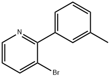 3-Bromo-2-(3-tolyl)pyridine Structure