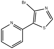 4-Bromo-5-(2-pyridyl)thiazole Structure