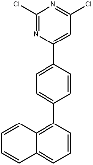 2,4-dichloro-6-[4-(1-naphthalenyl)phenyl]-pyrimidine Structure