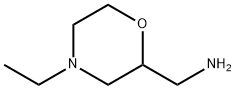 2-Morpholinemethanamine, 4-ethyl- 化学構造式