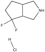 4,4-二氟八氢环戊[C]吡咯盐酸盐, 1421601-42-4, 结构式
