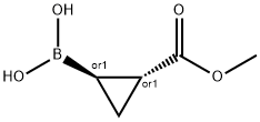 (2-(methoxycarbonyl)cyclopropyl)boronic acid Structure