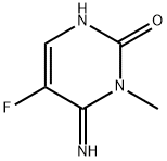 5-氟-3-甲基胞嘧啶 结构式