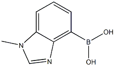 (1-methylbenzimidazol-4-yl)boronicacid Struktur