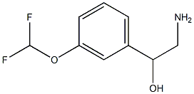 2-氨基-1-(3-(二氟甲氧基)苯基)乙醇,1423025-48-2,结构式