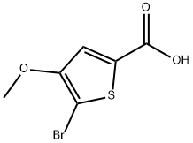 5-bromo-4-methoxythiophene-2-carboxylic acid Structure