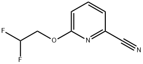 6-(2,2-difluoroethoxy)pyridine-2-carbonitrile,1423029-59-7,结构式