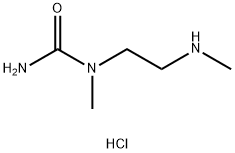 3-methyl-3-[2-(methylamino)ethyl]urea hydrochloride Structure