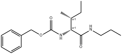 N-PROPYL L-Z-ISOLEUCINAMIDE Struktur